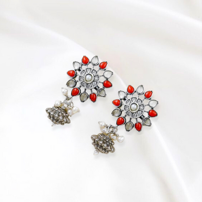 Jhum Pushp Earrings