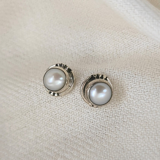 Pearl Dot Studs