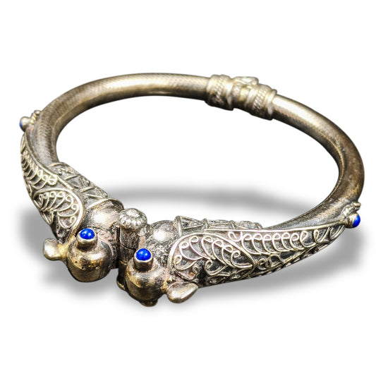 Ashwathama Parrot Bangle - Blue