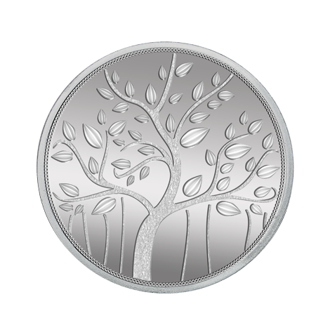 MMTC-PAMP Banyan Tree (999.9) 20 gm Silver Coin