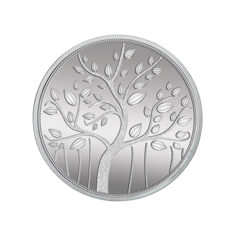 MMTC-PAMP Banyan Tree (999.9) 10 gm Silver Coin