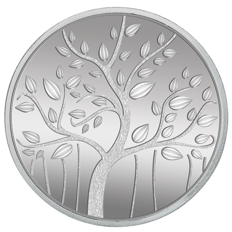 MMTC-PAMP Banyan Tree (999.9) 250 gm Silver Coin