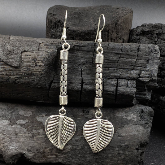 Dangling Leaf Earrings