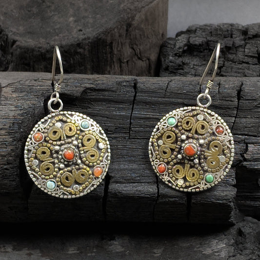 Shirisha Suraj Chakra Earrings