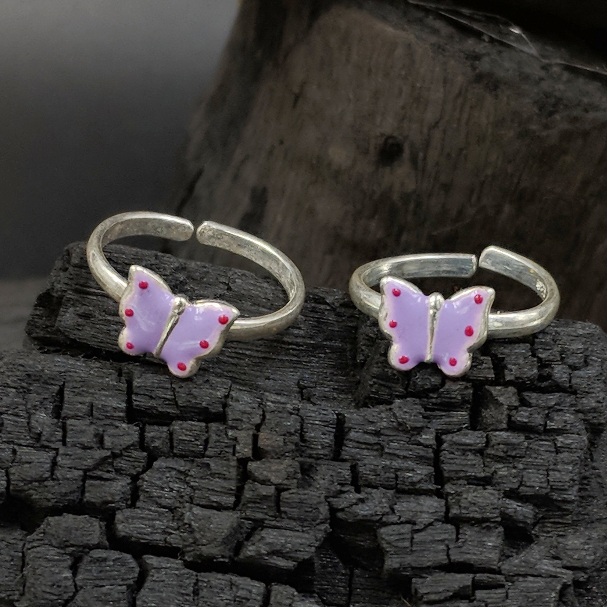 Butterfly on sale toe ring