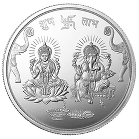 MMTC-PAMP Lakshmi Ganesha Om(999.9) 100 gm Silver Coin