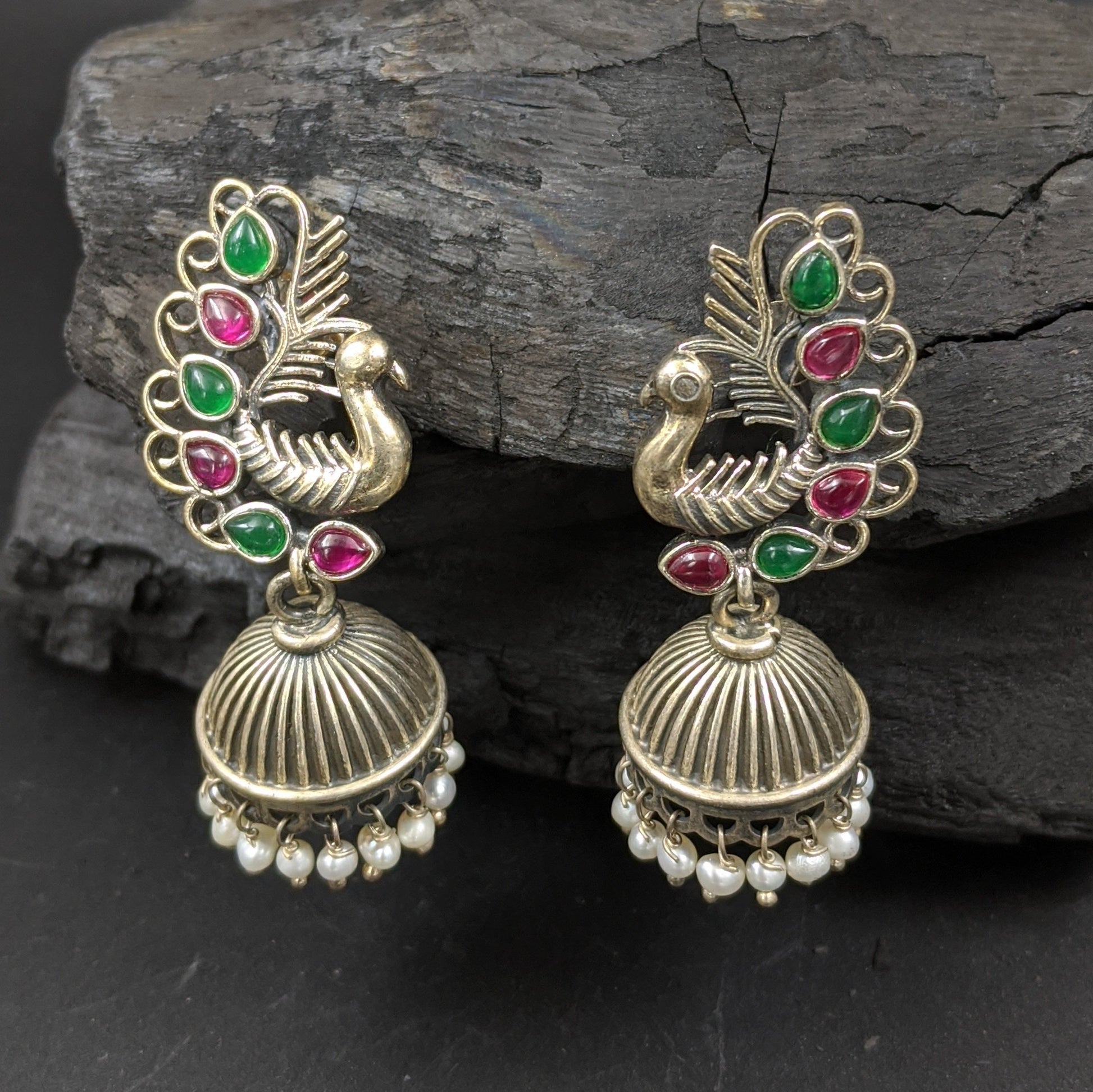 SILVER JEWELLERY Jauhri Earrings