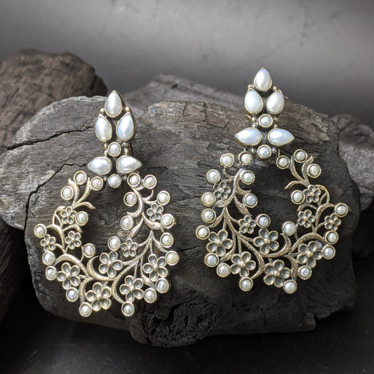 SILVER JEWELLERY Jauhri Earrings