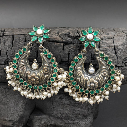 SILVER JEWELLERY Jauhri Earrings