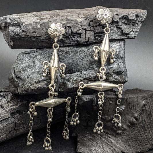 SILVER JEWELLERY Jauhri Earrings