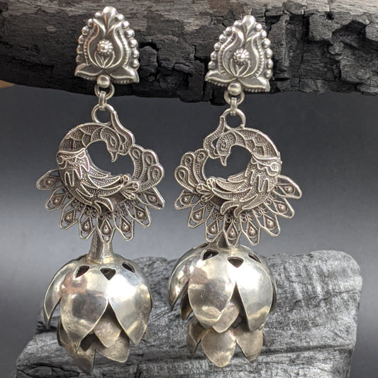 SILVER JEWELLERY Jauhri Earrings