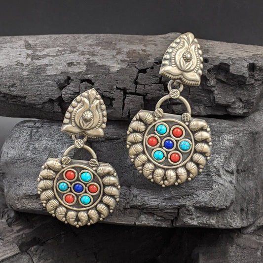 SILVER JEWELLERY Jauhri Earrings