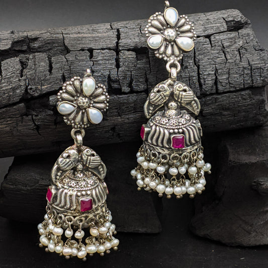 SILVER JEWELLERY Jauhri Earrings