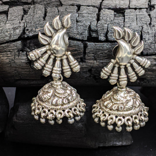 SILVER JEWELLERY Jauhri Earrings