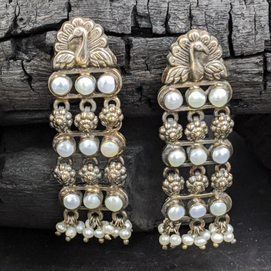 SILVER JEWELLERY Jauhri Earrings