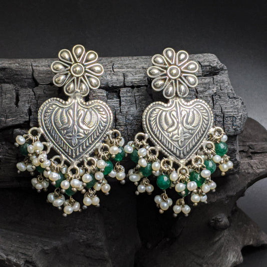 SILVER JEWELLERY Jauhri Earrings