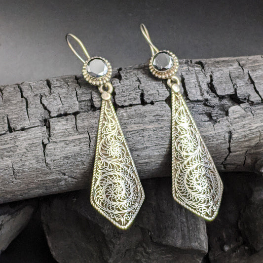 SILVER JEWELLERY Jauhri Earrings