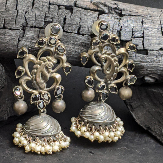 SILVER JEWELLERY Jauhri Earrings