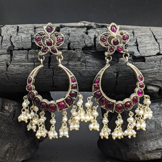 SILVER JEWELLERY Jauhri Earrings