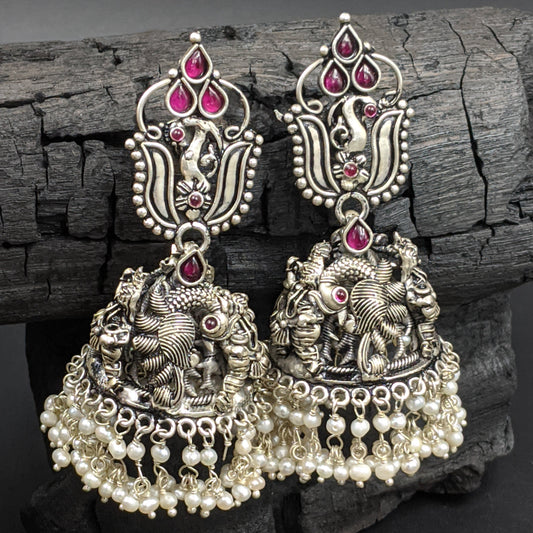 SILVER JEWELLERY Jauhri Earrings