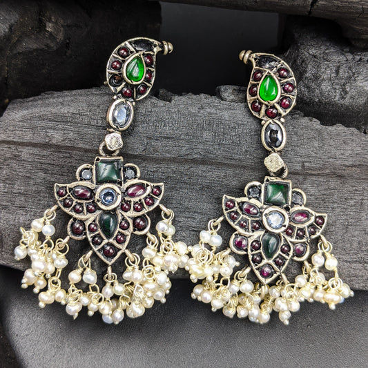 SILVER JEWELLERY Jauhri Earrings