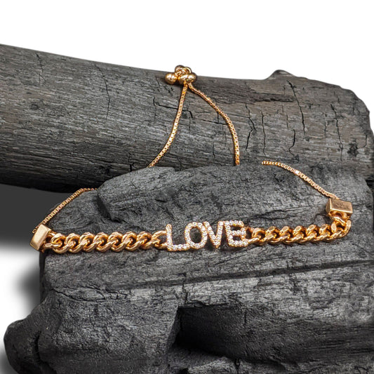 Sparkling Love Slider Bracelet